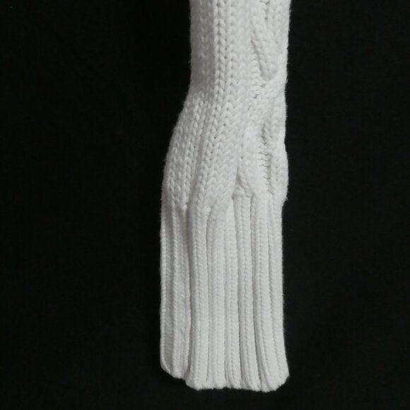 L.O.G.G. By H&M | small | Ivory Cable Knit Shawl Collar Sweater - Picture 8 of 14
